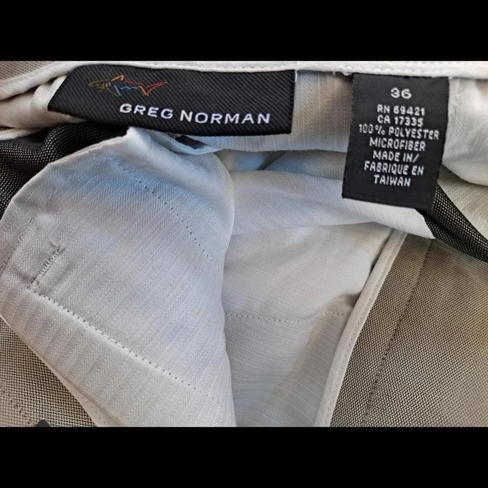 NWT‎ Greg Norman Tan Golf Shorts Chino Shorts Size 36